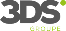 Logo de l'entreprise 3DS Groupe. Client du jeu team building virtuel avec animateur PlaySquad.