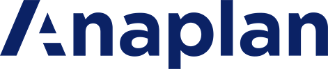 Logo de l'entreprise Anaplan. Client du jeu team building à distance avec animateur PlaySquad.