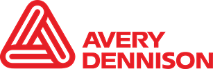Logo de l'entreprise Avery Dennison. Client du jeu team building à distance avec animateur PlaySquad.