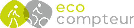 Logo de l'entreprise Eco-Compteur. Client du jeu team building à distance avec animateur PlaySquad.