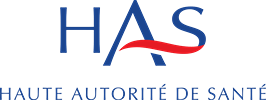 Logo de l'entreprise Haute Autorité de Santé. Client du jeu team building à distance avec animateur PlaySquad.