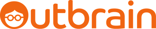 Logo de l'entreprise Outbrain. Client du jeu team building virtuel avec animateur PlaySquad.