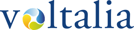 Logo de l'entreprise Voltalia. Client du jeu team building à distance avec animateur PlaySquad.